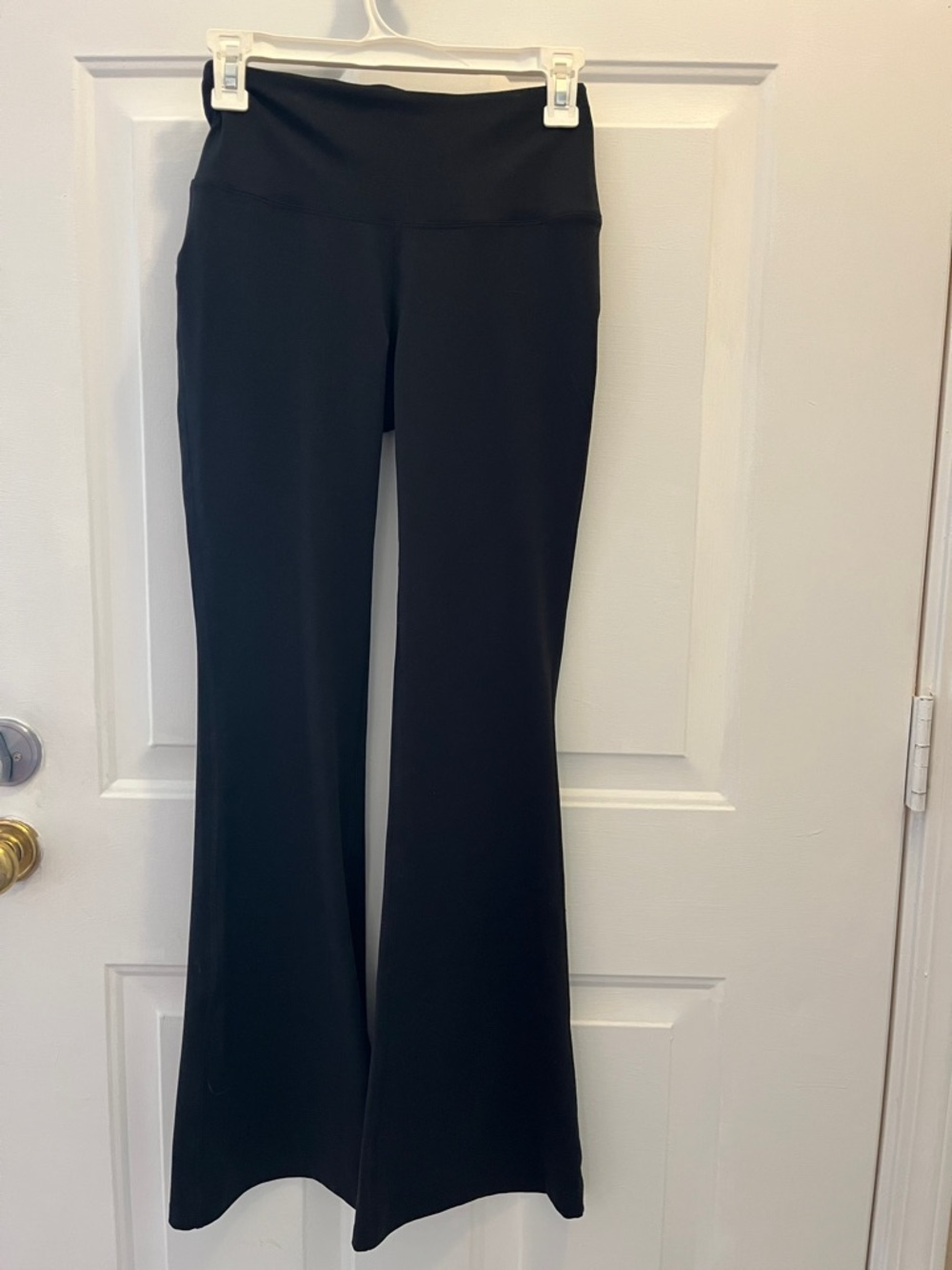 PINK Victoria's Secret Black Boot Cut Flare Yoga Pants